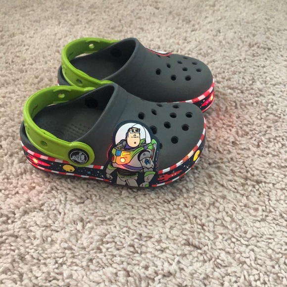 buzz lightyear light up crocs